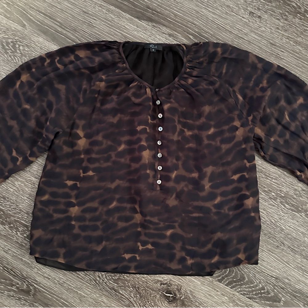 Rails Indi Leopard Blouse - Picture 5 of 9